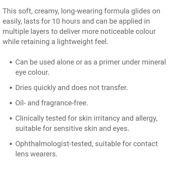 5/$30 Mary Kay "Coastal Blue" Cream Eye Shadow - Picture 5 of 5